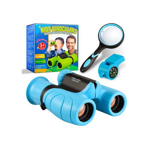 Binoculars and Magnifying Glass